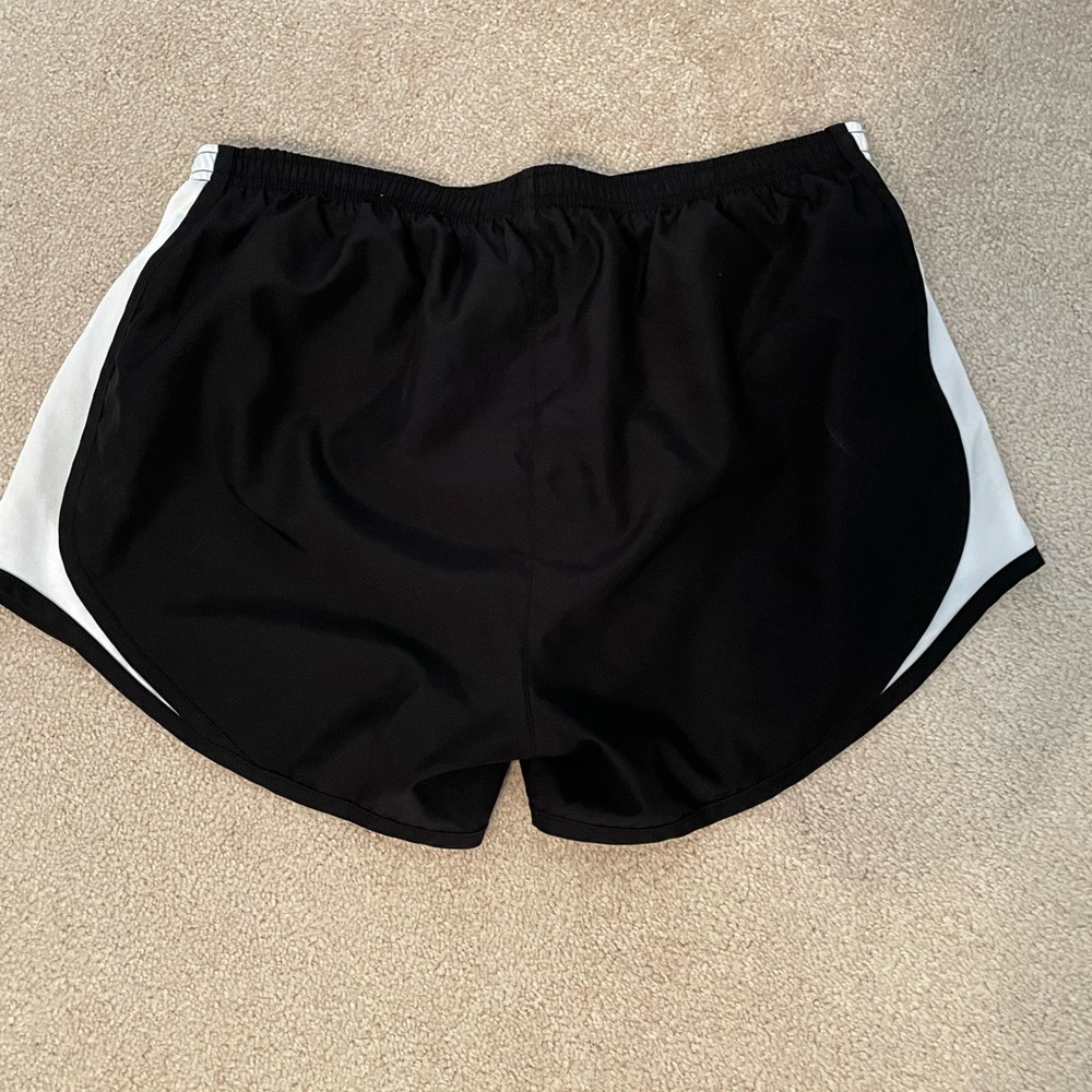 Joes USA running shorts in black/white sz L